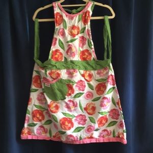 Floral Print Apron